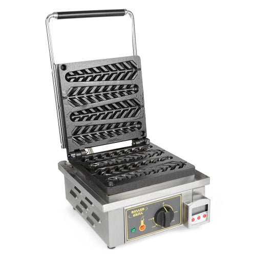 Equipex GES23/1 Single Specialty Waffle Maker w/ Cast Iron Grids, 1750W