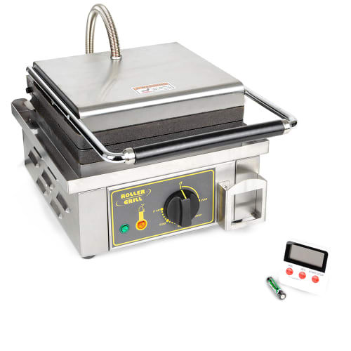 Equipex GES23/1 Single Specialty Waffle Maker w/ Cast Iron Grids, 1750W