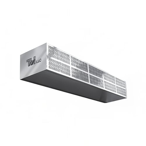 Curtron S-LP-48-1 48" Low-Profile Air Curtain - (1) Speed, Stainless Steel