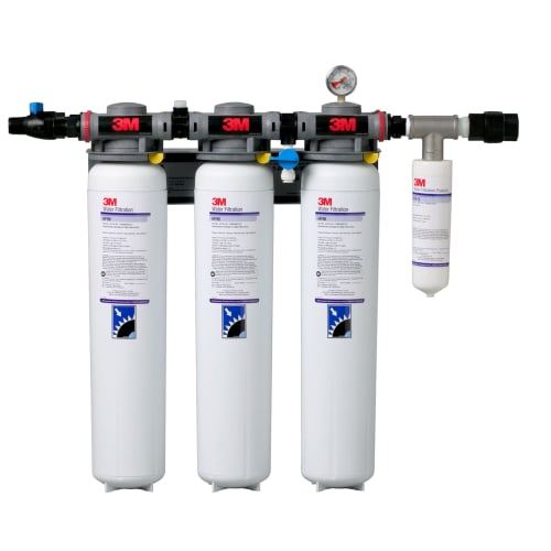 3M Cuno DP390 DP390 Manifold Filter System w/ Shut Off Valve, For BEV & ICE, 1/5 Micron