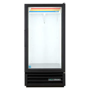 True GDM-10-HC~TSL01 24 7/8" GDM Series One Section Glass Door Merchandiser - (1) Right Hinge Door, Black, 115v