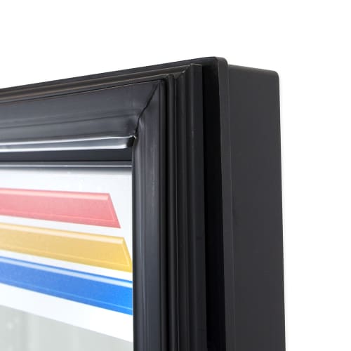 True GDM-10-HC~TSL01 24 7/8" GDM Series One Section Glass Door Merchandiser - (1) Right Hinge Door, Black, 115v