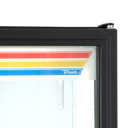 True GDM-10-HC~TSL01 24 7/8" GDM Series One Section Glass Door Merchandiser - (1) Right Hinge Door, Black, 115v