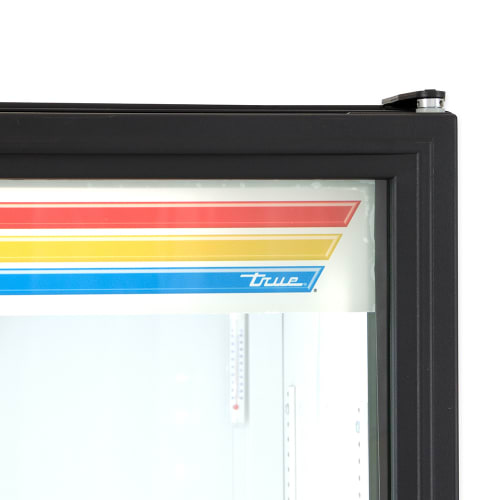 True GDM-10-HC~TSL01 24 7/8" GDM Series One Section Glass Door Merchandiser - (1) Right Hinge Door, Black, 115v