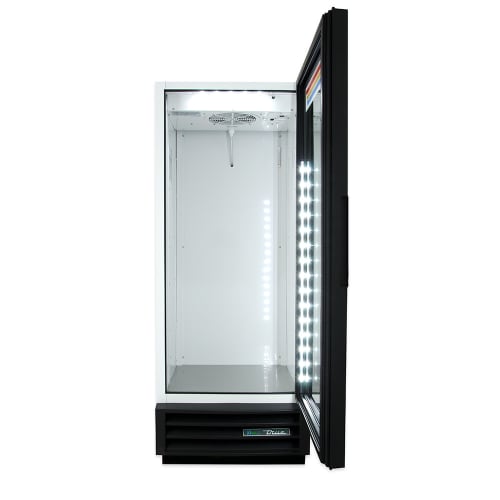True GDM-12-HC~TSL01 24 7/8" GDM Series One Section Glass Door Merchandiser - (1) Right Hinge Door, White, 115v