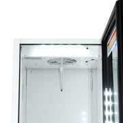 True GDM-12-HC~TSL01 24 7/8" GDM Series One Section Glass Door Merchandiser - (1) Right Hinge Door, White, 115v