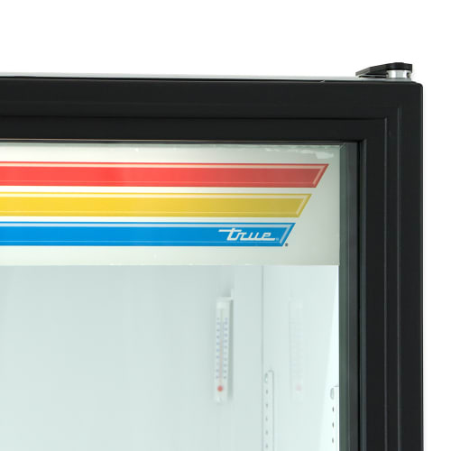 True GDM-12-HC~TSL01 24 7/8" GDM Series One Section Glass Door Merchandiser - (1) Right Hinge Door, White, 115v