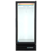 True GDM-12-HC~TSL01 24 7/8" GDM Series One Section Glass Door Merchandiser - (1) Right Hinge Door, Black, 115v