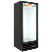 True GDM-12-HC~TSL01 24 7/8" GDM Series One Section Glass Door Merchandiser - (1) Right Hinge Door, Black, 115v