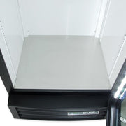 True GDM-12-HC~TSL01 24 7/8" GDM Series One Section Glass Door Merchandiser - (1) Right Hinge Door, Black, 115v