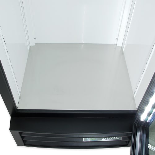 True GDM-12-HC~TSL01 24 7/8" GDM Series One Section Glass Door Merchandiser - (1) Right Hinge Door, Black, 115v