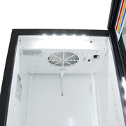 True GDM-12-HC~TSL01 24 7/8" GDM Series One Section Glass Door Merchandiser - (1) Right Hinge Door, Black, 115v