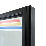 True GDM-12-HC~TSL01 24 7/8" GDM Series One Section Glass Door Merchandiser - (1) Right Hinge Door, Black, 115v