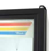 True GDM-12-HC~TSL01 24 7/8" GDM Series One Section Glass Door Merchandiser - (1) Right Hinge Door, Black, 115v