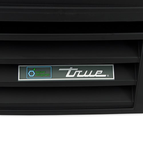 True GDM-12-HC~TSL01 24 7/8" GDM Series One Section Glass Door Merchandiser - (1) Right Hinge Door, Black, 115v