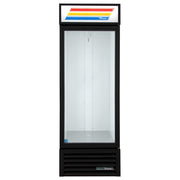 True GDM-23-HC~TSL01 27" GDM Series One Section Glass Door Merchandiser - (1) Right Hinge Door, Black, 115v