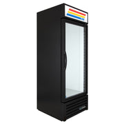 True GDM-23-HC~TSL01 27" GDM Series One Section Glass Door Merchandiser - (1) Right Hinge Door, Black, 115v