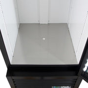 True GDM-23-HC~TSL01 27" GDM Series One Section Glass Door Merchandiser - (1) Right Hinge Door, Black, 115v
