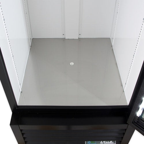 True GDM-23-HC~TSL01 27" GDM Series One Section Glass Door Merchandiser - (1) Right Hinge Door, Black, 115v