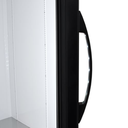 True GDM-23-HC~TSL01 27" GDM Series One Section Glass Door Merchandiser - (1) Right Hinge Door, Black, 115v