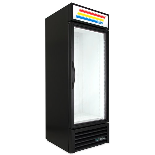 True GDM-23F-HC~TSL01 27" One Section Display Freezer w/ Swing Door - Bottom Mount Compressor, Black, 115v