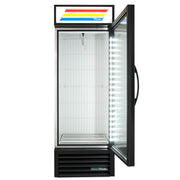 True GDM-23F-HC~TSL01 27" One Section Display Freezer w/ Swing Door - Bottom Mount Compressor, Black, 115v