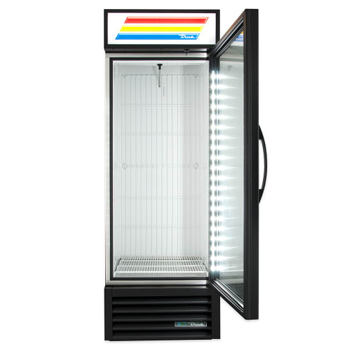 True GDM-23F-HC~TSL01 27" One Section Display Freezer w/ Swing Door - Bottom Mount Compressor, Black, 115v