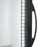 True GDM-23F-HC~TSL01 27" One Section Display Freezer w/ Swing Door - Bottom Mount Compressor, Black, 115v