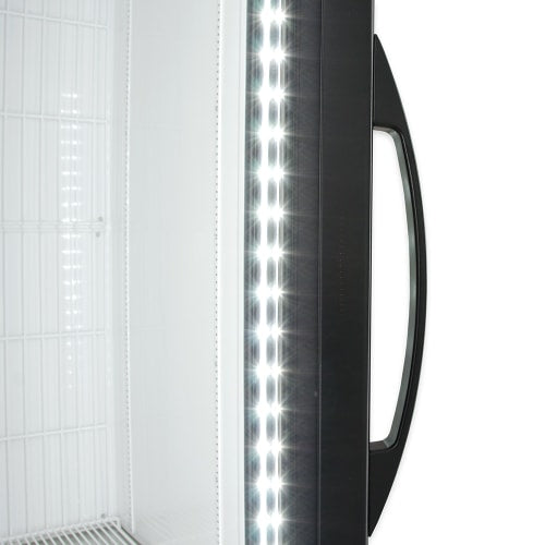 True GDM-23F-HC~TSL01 27" One Section Display Freezer w/ Swing Door - Bottom Mount Compressor, Black, 115v
