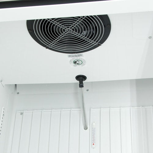 True GDM-23F-HC~TSL01 27" One Section Display Freezer w/ Swing Door - Bottom Mount Compressor, Black, 115v