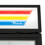 True GDM-23F-HC~TSL01 27" One Section Display Freezer w/ Swing Door - Bottom Mount Compressor, Black, 115v