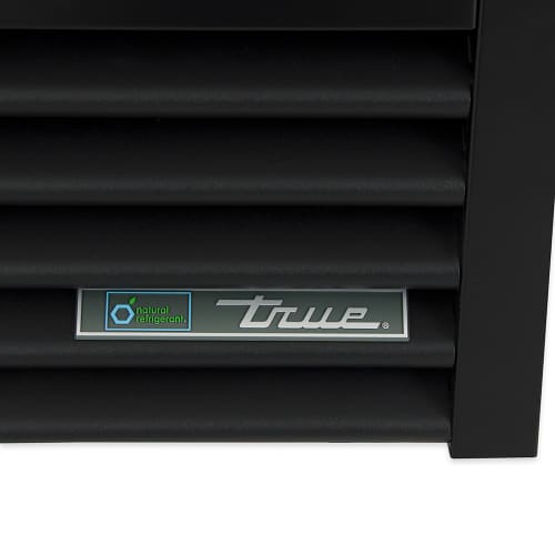 True GDM-23F-HC~TSL01 27" One Section Display Freezer w/ Swing Door - Bottom Mount Compressor, Black, 115v