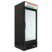 True GDM-26-HC~TSL01 30" GDM Series One Section Glass Door Merchandiser - (1) Right Hinge Door, Black, 115v