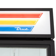 True GDM-26-HC~TSL01 30" GDM Series One Section Glass Door Merchandiser - (1) Right Hinge Door, Black, 115v