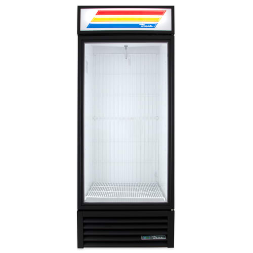 True GDM-26F-HC~TSL01 30" One Section Display Freezer w/ Swing Door - Bottom Mount Compressor, Black, 115v