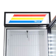 True GDM-26F-HC~TSL01 30" One Section Display Freezer w/ Swing Door - Bottom Mount Compressor, Black, 115v