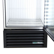 True GDM-26F-HC~TSL01 30" One Section Display Freezer w/ Swing Door - Bottom Mount Compressor, Black, 115v
