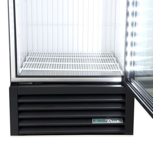 True GDM-26F-HC~TSL01 30" One Section Display Freezer w/ Swing Door - Bottom Mount Compressor, Black, 115v