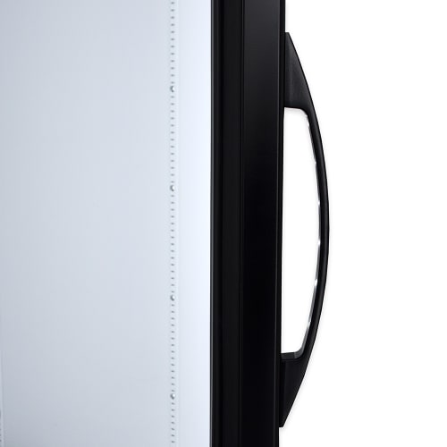 True GDM-26F-HC~TSL01 30" One Section Display Freezer w/ Swing Door - Bottom Mount Compressor, Black, 115v