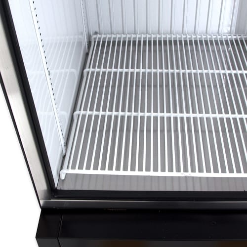 True GDM-26F-HC~TSL01 30" One Section Display Freezer w/ Swing Door - Bottom Mount Compressor, Black, 115v