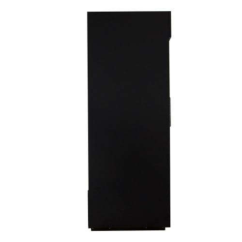 True GDM-33-HC-LD 39 1/2" GDM Series Two Section Glass Door Merchandiser - (2) Sliding Doors, Black, 115v