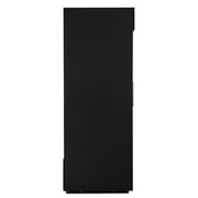 True GDM-41-HC-LD 47 1/8" GDM Series Two Section Glass Door Merchandiser - (2) Sliding Doors, Black, 115v