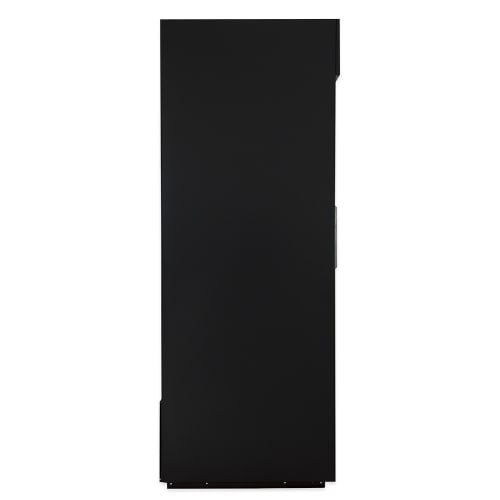 True GDM-41-HC-LD 47 1/8" GDM Series Two Section Glass Door Merchandiser - (2) Sliding Doors, Black, 115v