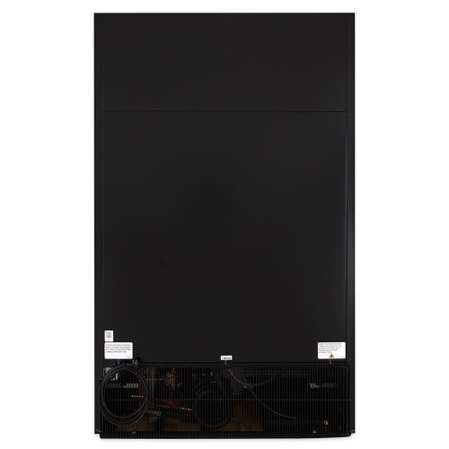 True GDM-41-HC-LD 47 1/8" GDM Series Two Section Glass Door Merchandiser - (2) Sliding Doors, Black, 115v