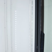 True GDM-41-HC-LD 47 1/8" GDM Series Two Section Glass Door Merchandiser - (2) Sliding Doors, Black, 115v