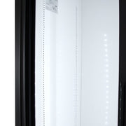 True GDM-41-HC-LD 47 1/8" GDM Series Two Section Glass Door Merchandiser - (2) Sliding Doors, Black, 115v