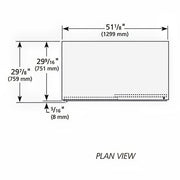 True GDM-45-HC-LD 51 1/8" GDM Series Two Section Glass Door Merchandiser - (2) Sliding Doors, Black, 115v