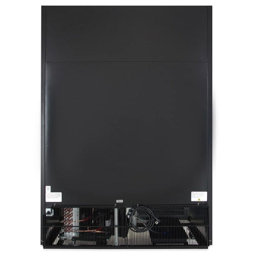 True GDM-47-HC-LD 54 1/8" GDM Series Two Section Glass Door Merchandiser - (2) Sliding Doors, Black, 115v