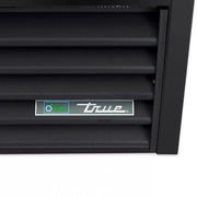 True GDM-47-HC-LD 54 1/8" GDM Series Two Section Glass Door Merchandiser - (2) Sliding Doors, Black, 115v