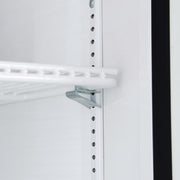 True GDM-49-HC~TSL01 54 1/8" GDM Series Two Section Glass Door Merchandiser - (2) Left/Right Hinge Doors, 115v, White